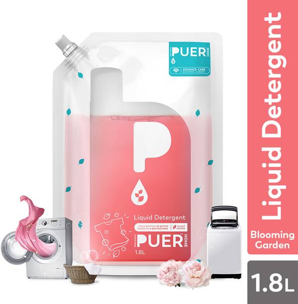 Brand Nourish's Puer Top Load & Front Load Refill Pack Blooming Garden Floral Liquid Detergent