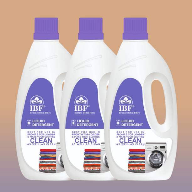 IBF Washing Machine advance liquid detergent Top Load & Front load liquid 3L Multi-Fragrance Liquid Detergent