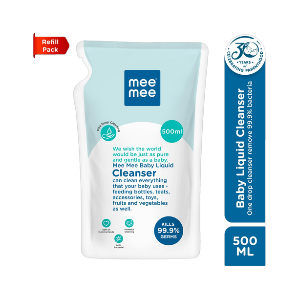 MeeMee Baby Cleanser Kills 99.9% Germs for Baby Accessories, Fruits, Toys & Veggies Liquid Detergent