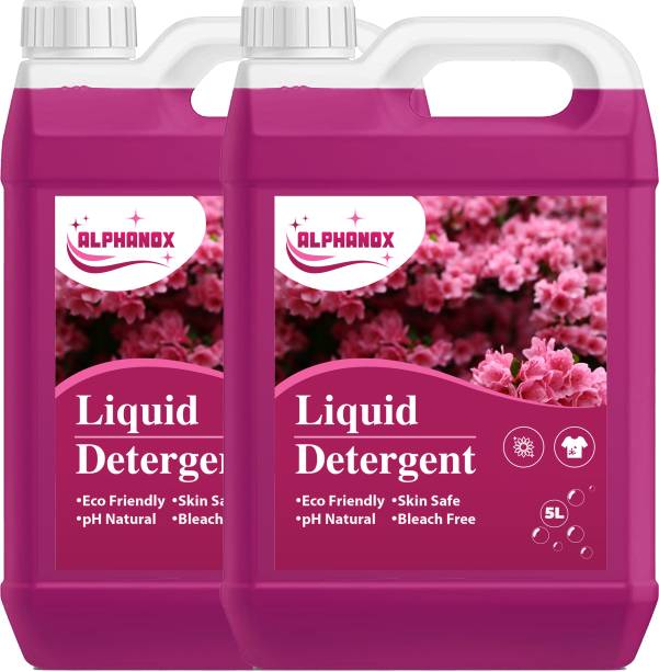 ALPHANOX Liquid Detergent,Soft Citrus &,Clean scent Technology with power wash(Pink) Rose Liquid Detergent