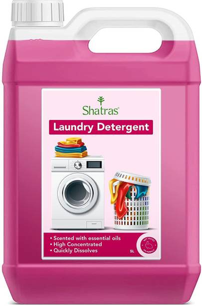 Shatras Pink Lily Laundry Liquid for Fabric Care,Concen...