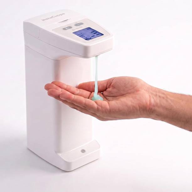 InstaCuppa Automatic Touchless Soap Dispenser for Gel-Based Handwash (No Foam), LCD Display 350 ml Gel, Soap, Shampoo Dispenser