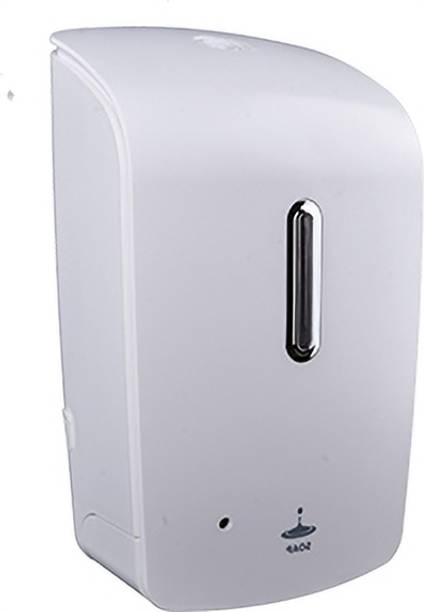 MAZAF Soap & Liquid Dispenser (White & Silver) | PL-151055 | Auto Sensor | 1000 ml Liquid Dispenser