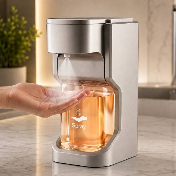 AUREVIA Aurevia Sense 500 Automatic Touchless Hand Sanitizer Spray Dispenser 500 ml Sanitizer Stand, Shampoo, Soap, Lotion, Liquid Dispenser