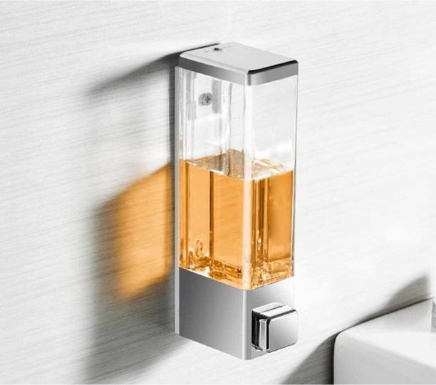 Aimko ABS Wall Mounted 300 ml Liquid, Lotion,Conditioner Dispenser(white) 300 L Foam, Soap, Shampoo, Lotion, Liquid Dispenser