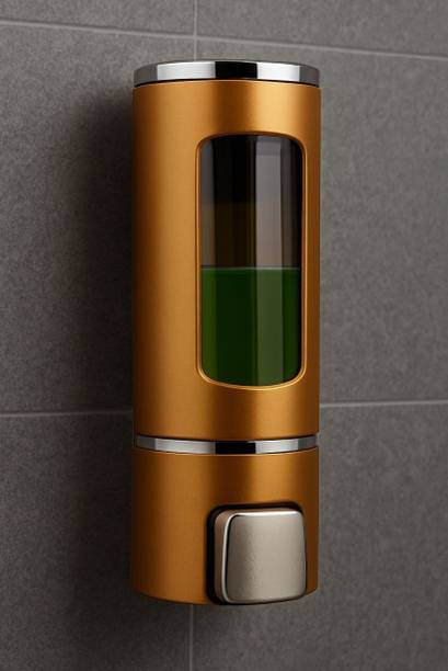 TimeClock ABS plastic golden liquid Shop Dispenser Wall Mount 400 ml Soap Dispenser