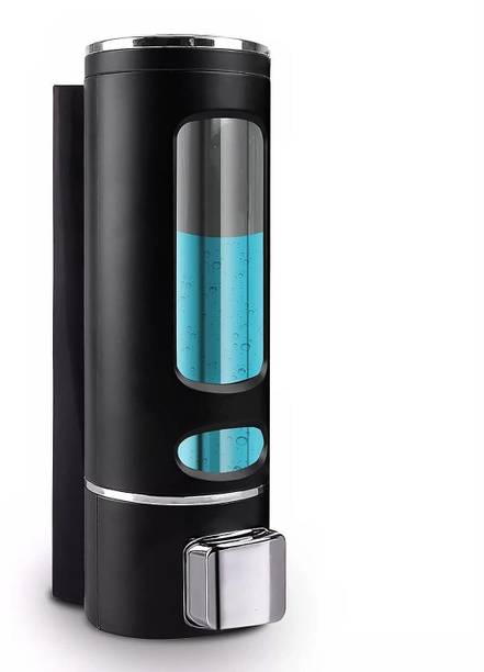 Pink Tokri ABS Wall Mount Multipurpose Liquid Dispenser For Kitchen & Bathroom 400 ml Gel, Conditioner, Liquid, Shampoo, Lotion, Soap Dispenser