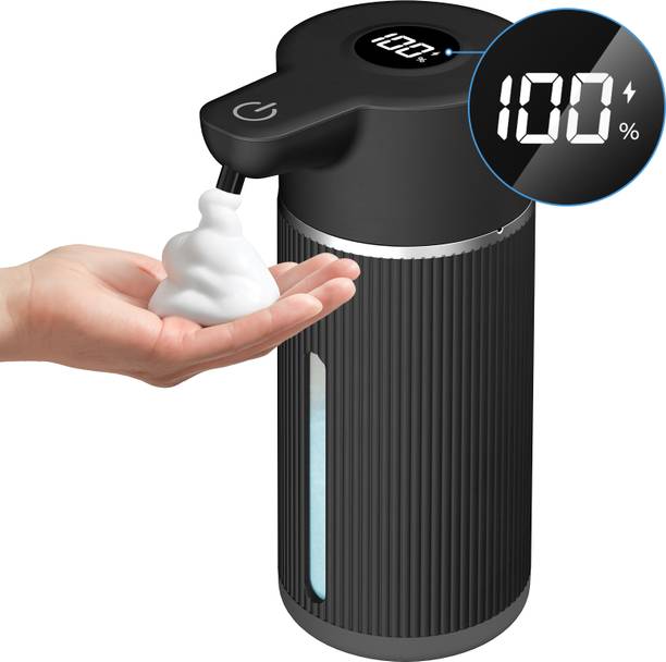 को स्टार Rechargeable Automatic Sensor Soap Dispenser with Digital Screen for Bathroom, 450 ml सेंसर इक्यूप्ड साबुन, फोम, लिक्विड डिस्पेंसर
