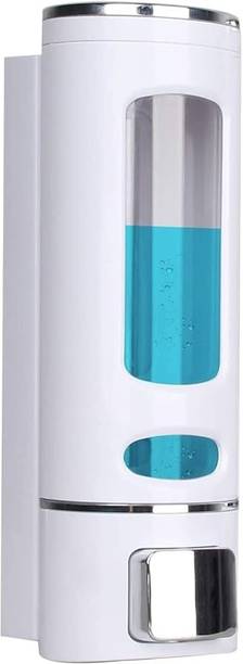 Zobby Premium Wall Mounted Liquid Soap Dispenser | Manual Push 400 ml Conditioner, Foam, Gel, Liquid, Lotion, Sanitizer Stand, Shampoo, Soap Dispenser
