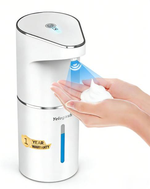 Yelogash Automatic Soap Dispenser, 3-Speed Adjustable Sensor Foaming Hand Wash Dispenser 350 ml Conditioner, Foam, Gel, Liquid, Lotion, Sanitizer Stand, Shampoo, Soap Dispenser
