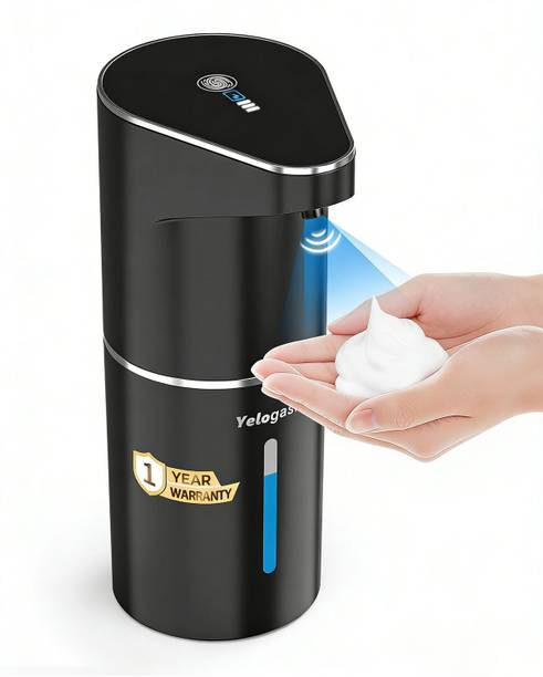 Yelogash Automatic Soap Dispenser, Sensor Hand Wash with 3-Speed Adjustable, for Kitchen 350 ml Conditioner, Foam, Gel, Lotion, Sanitizer Stand, Shampoo, Soap, Liquid Dispenser