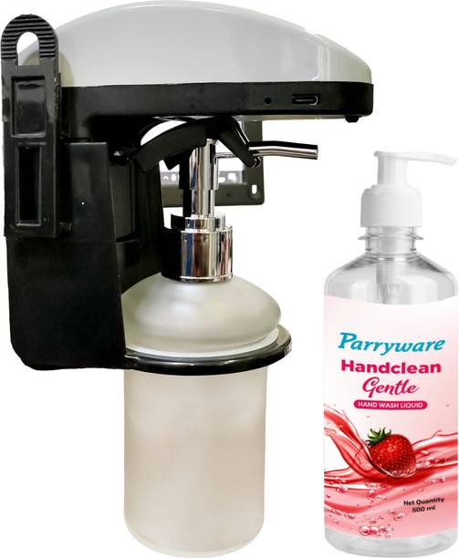 Parryware Smart Dispens Multipurpose Automatic Dispenser 470g | Dispenses any liquid 350 ml Conditioner, Foam, Gel, Liquid, Lotion, Shampoo, Soap Dispenser