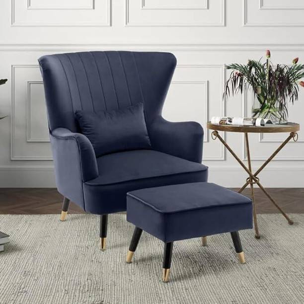 ADORN MART Modern Chair Arm Chair Single Chair for Small Apartments Fabric Living Room Chair