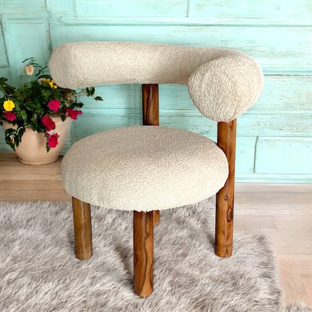 Ikiriya Westfield Sheesham Wood Mid Century Accent Solid Wood Living Room Chair