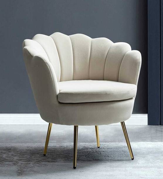 Artesia Comfortable and Stylish Shell Back Accent Chair for Living Room or Bedroom Foam Living Room Chair