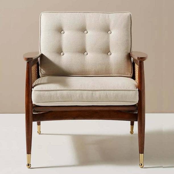Haute interiors Chandigarh Arm Chair 001 Cane Living Room Chair