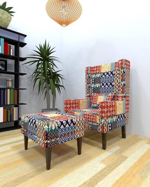 Klofiy Wing Chair,Bedroom High Back Arm Rest Chair Foam Living Room Chair