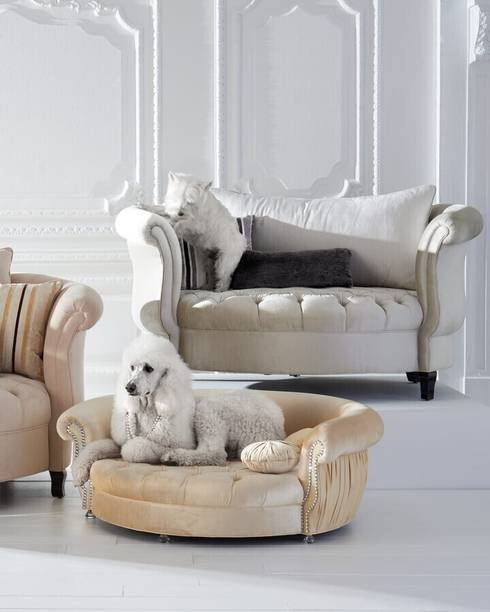 India wood mart Barrel chair/ Large Round Sofa American Round Art Leisure Fabric 1 Seater Sofa Solid Wood Living Room Chair