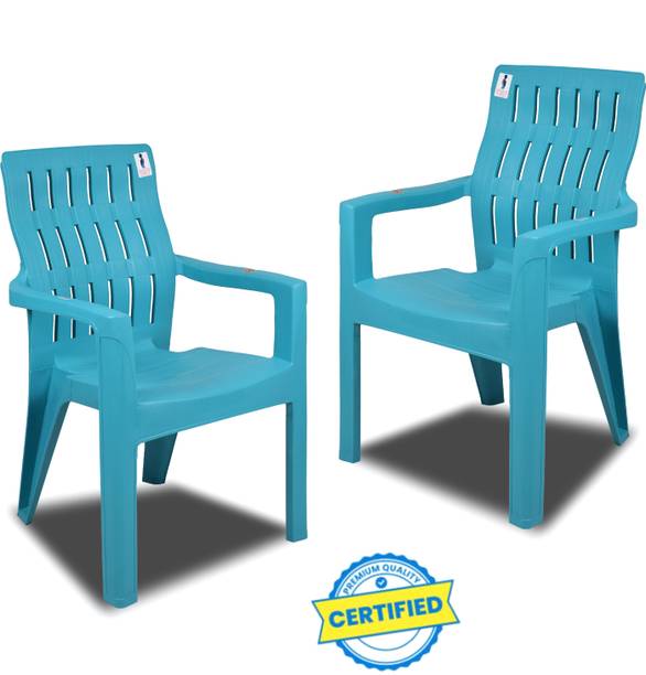 COMFORT Creation Sigma High back heavy duty Premium chair-Set of 2 Plastic Living Room Chair