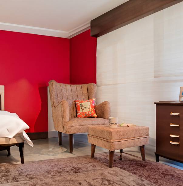 Klofiy Wing Chair,Bedroom High Back Arm Rest Chair Foam Living Room Chair