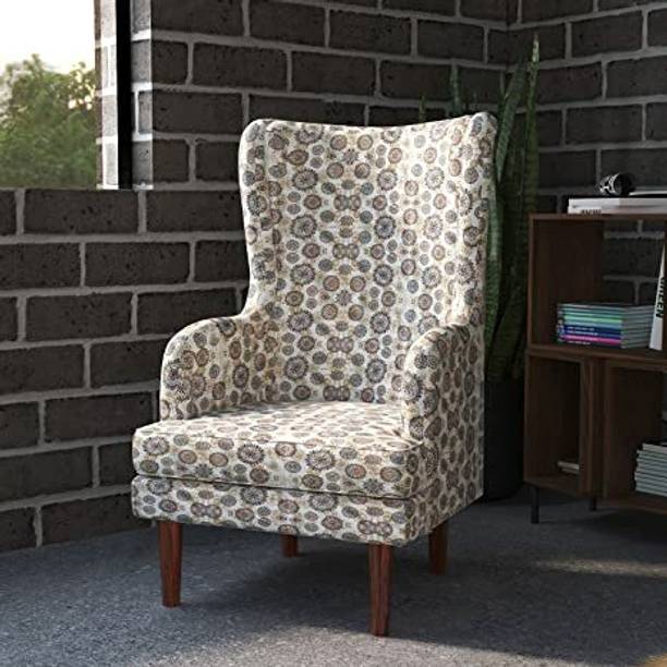 Taskwood Furniture Wing Chair / Sofa Chair / Relax chair for Living room , Bed Room , Hotels , Café Fabric Living Room Chair