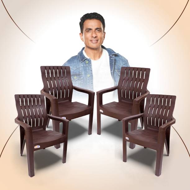 AVRO furniture 9998 Heavy Duty, Durable, Stackable, Indoor & Outdoor Use, Living Room Kursi, Plastic Living Room Chair