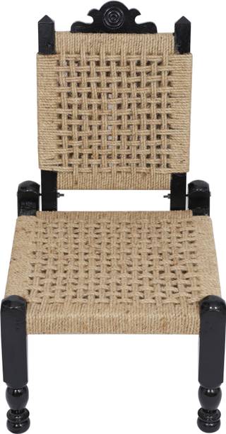 दी रॉयल क्राफ्ट THE ROYAL CRAFTS JUTE ROPE FOLDING CHAIR Solid Wood लिविंग रूम चेयर