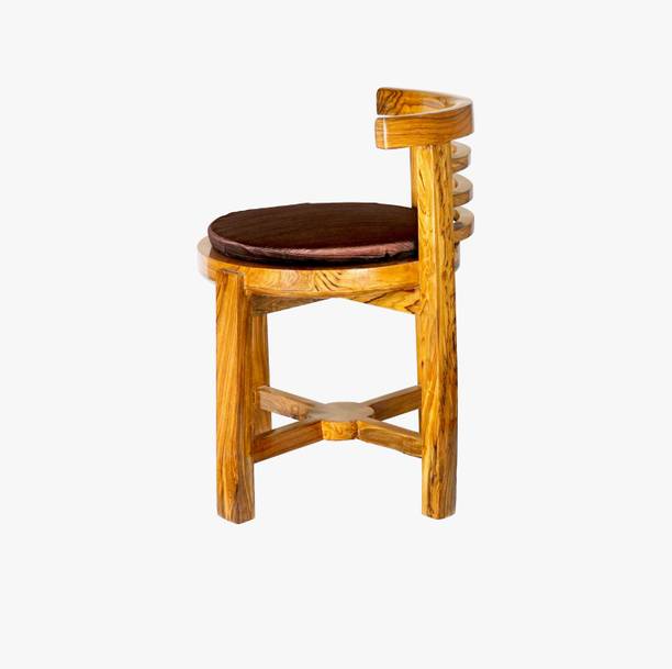 OCB Segun Wooden NATURAL HAND POLISH Royal Class Solid Wood Living Room Chair