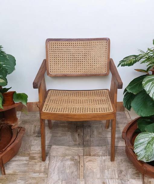 Infine Solutions Indonesian Teakwood Rattan living room chair Solid Wood Living Room Chair