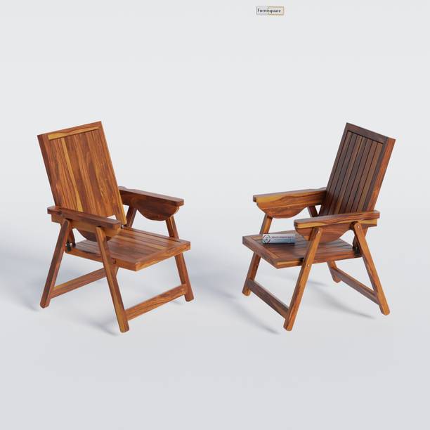 jangid Handicraft Sheesham Wood Folding Comfort Chair for Living Room Solid Wood Living Room Chair