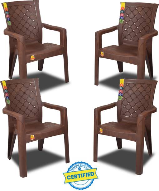 COMFORT Creation New Model Tejas Titanium High Back Heavy Duty chair Plastic Living Room Chair