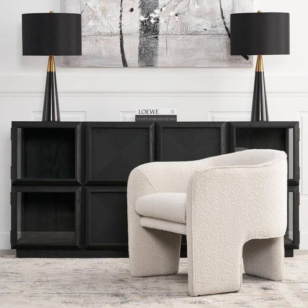 Kingsman Furnitures Asther Fabric Living Room Chair