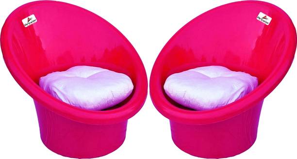 ANJWAR Plastic Living Room Chair
