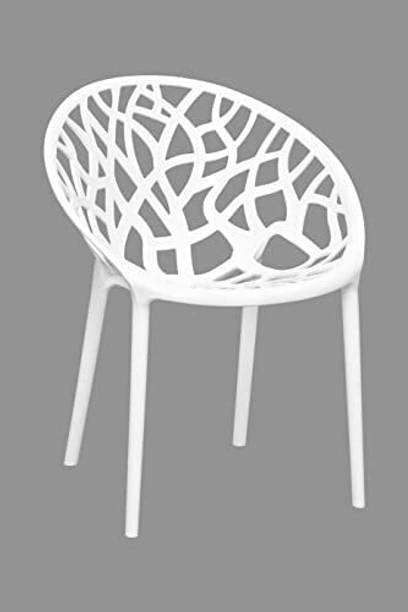 कम्फर्ट क्रिएशन ITALICA Oxy Plastic Chair for Home, Office, Living Set of 1 Plastic लिविंग रूम चेयर
