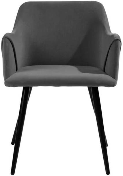 Doe Buck Doe Buck Velvet Hanner Accent Chair with Black Legs. Foam Living Room Chair