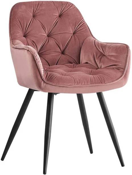 Doe Buck Doe Buck Velvet Runge Accent Chair with Black Legs. Foam Living Room Chair