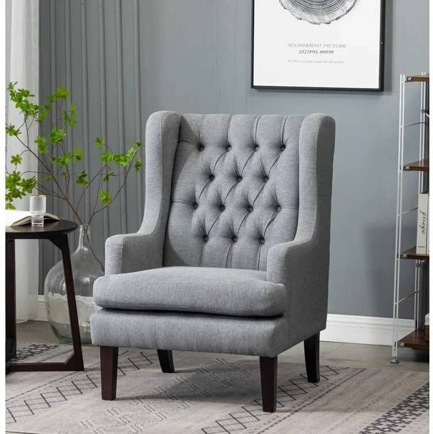 Cosyfeel Wing Chair,Bedroom High Back Arm Rest Chair Foam Living Room Chair