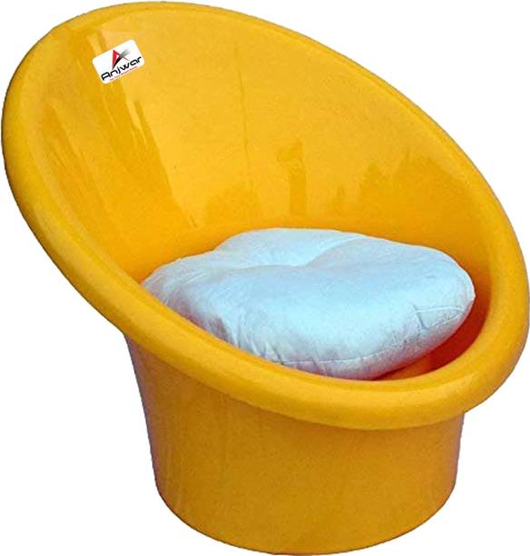 ANJWAR Living Room | Out Dore Tub Chair with Complimentary Cushion Plastic Living Room Chair