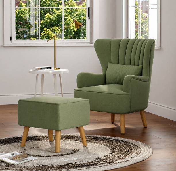 Cosyfeel LIVING ROOM CHAIR (Green),Wing Chair,Bedroom High Back Arm Rest Chair Foam Living Room Chair