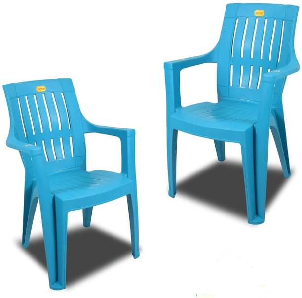Anmol Platinum Durable Maharaja Size Chair for Home Office Restaurant Plastic Living Room Chair