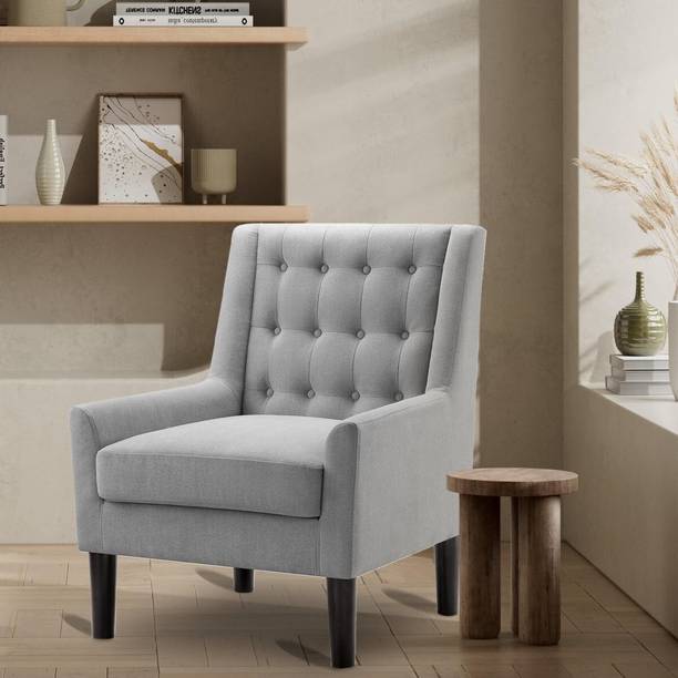 DMKDecor Upholstered Accent Chair for Living Room and Offices Solid Wood Living Room Chair