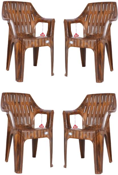 COMFORT Creation 111 Plastic Chairs for Home, Cafe & Restaurant Heavy Duty Comfortable Plastic Plastic Living Room Chair