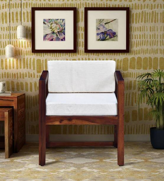 Allie Wood Sheesham Solid Wood Living Room Chair