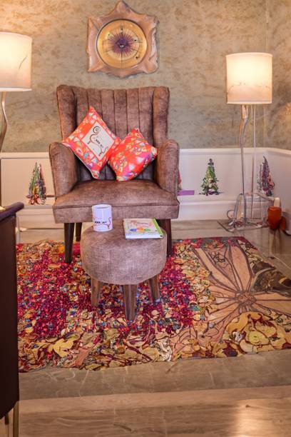 Klofiy Wing Chair,Bedroom High Back Arm Rest Chair Foam Living Room Chair