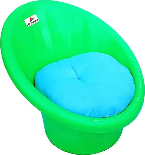 ANJWAR Living Room | Out Dore Tub Chair with Complimentary Cushion Plastic Living Room Chair