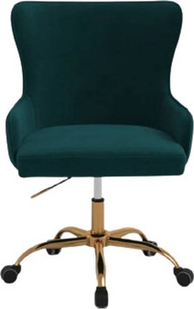 Doe Buck Doe Buck Velvet Adan task chair /study chair /office chair with Gold base Foam Living Room Chair