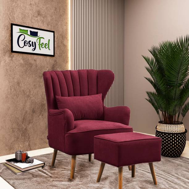 Cosyfeel Wing Chair,Bedroom High Back Arm Rest Chair Foam Living Room Chair