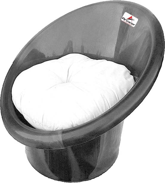 ANJWAR Living Room | Out Dore Tub Chair with Complimentary Cushion Plastic Living Room Chair
