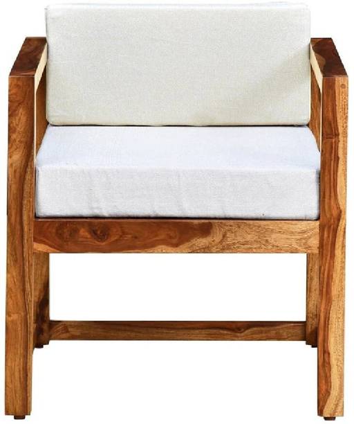 Allie Wood Sheesham Solid Wood Living Room Chair