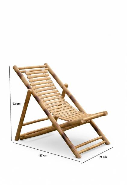 Bashgram Relaxing Chair Bamboo Living Room Chair